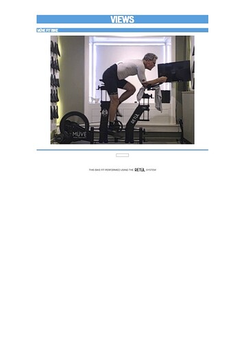 Arjen Langbroek Müve bike fit report