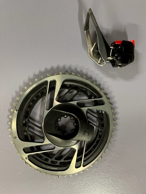 SRAM Red AXS 54/41 chainrings with Powermeter and 2 position Red